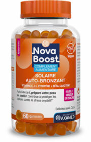Gummies solaire autobronzante-Novaboost-Goût coca-Vegan