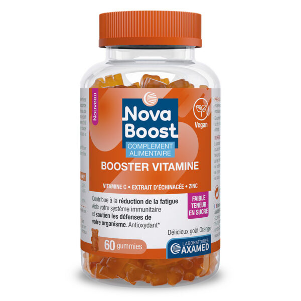 gummies vitamines immunité-novaboost-goût orange-vegan