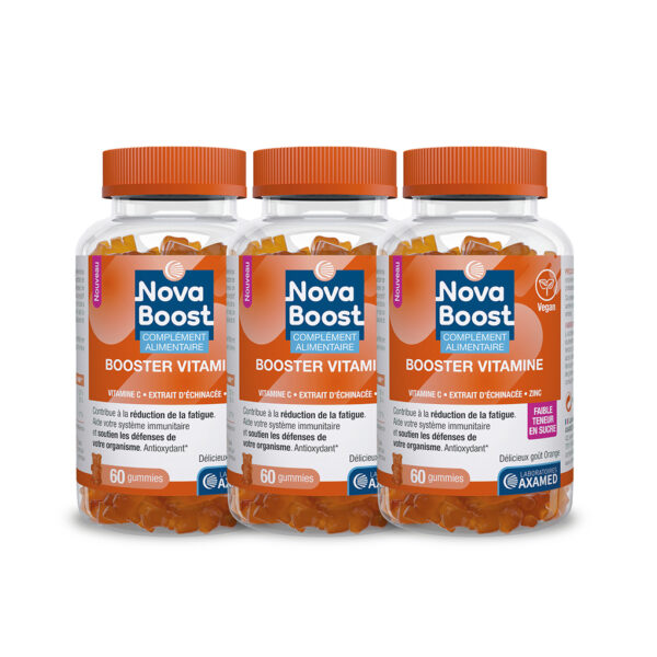gummies vitamines immunité-novaboost-goût orange-vegan-lot-3