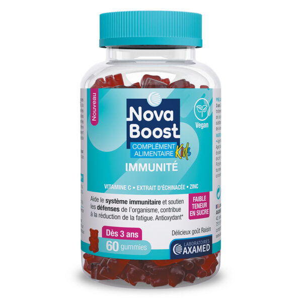 Gummies enfants immunité-goût raisin-Vega-Novaboost