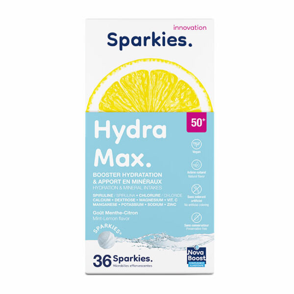 Sparkies Hydra Max booster hydratation et apport en minéraux